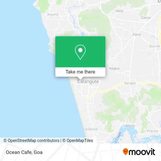 Ocean Cafe map