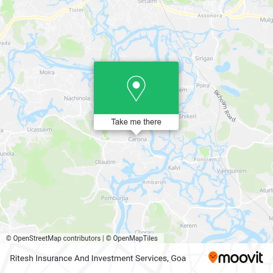 Ritesh Insurance And Investment Services map