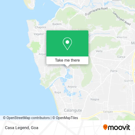 Casa Legend map
