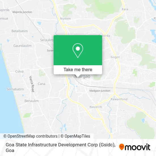 Goa State Infrastructure Development Corp (Gsidc) map