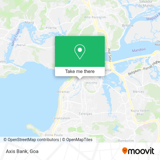 Axis Bank map