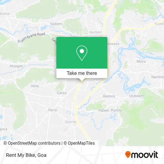 Rent My Bike map