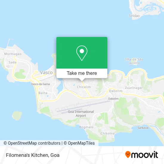 Filomena's Kitchen map