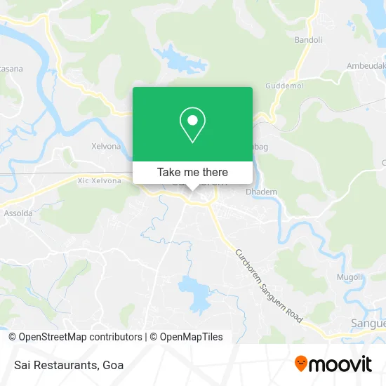 Sai Restaurants map