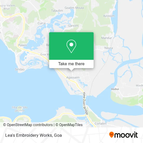 Lea's Embroidery Works map