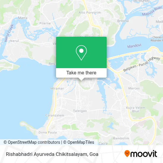 Rishabhadri Ayurveda Chikitsalayam map
