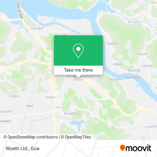 Wyeth Ltd. map