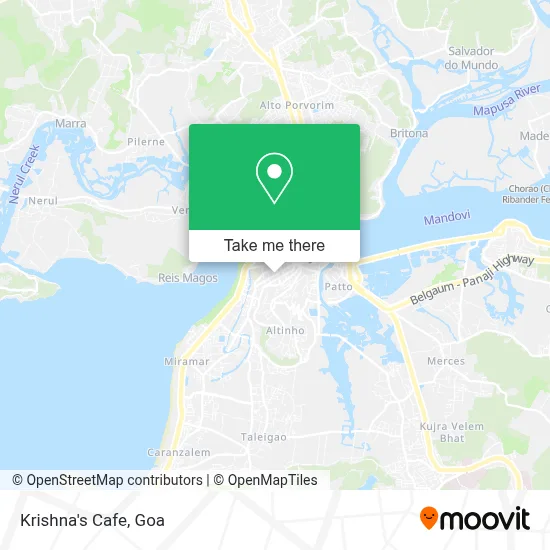 Krishna's Cafe map