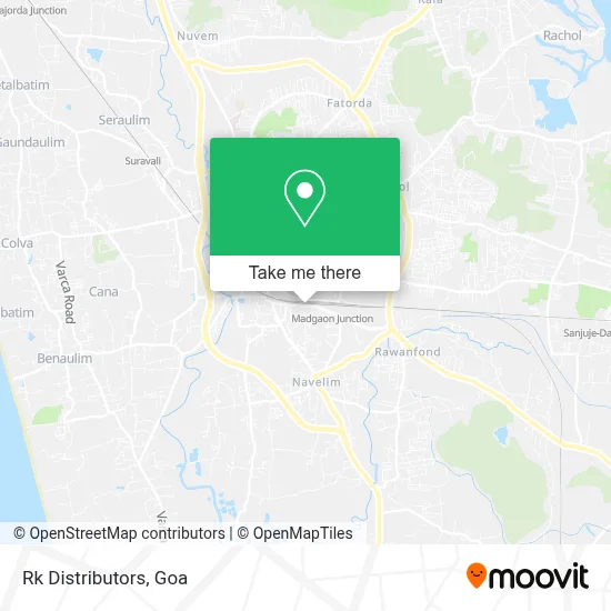 Rk Distributors map