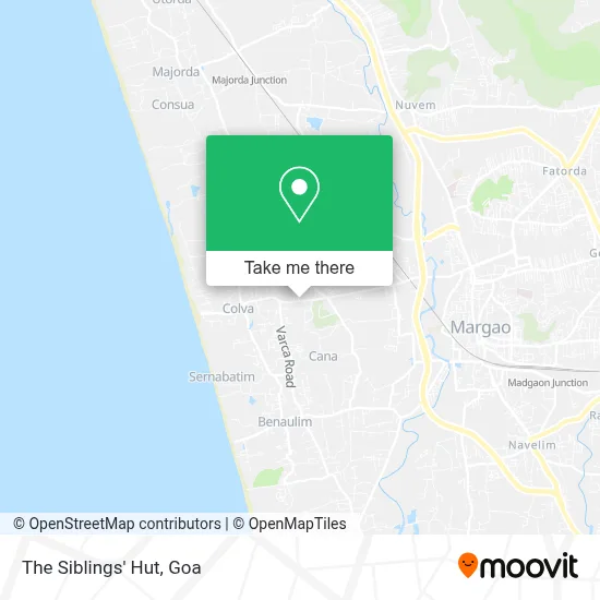The Siblings' Hut map
