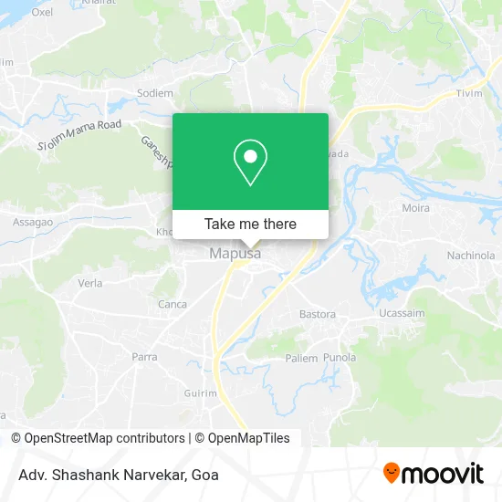 Adv. Shashank Narvekar map