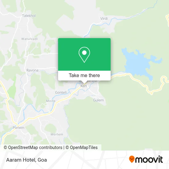 Aaram Hotel map
