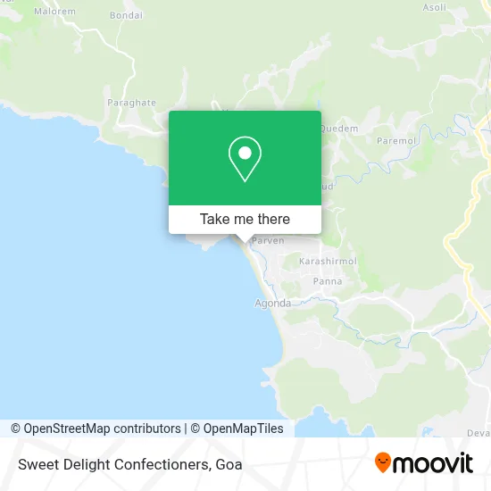 Sweet Delight Confectioners map