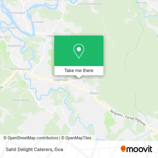 Sahil Delight Caterers map