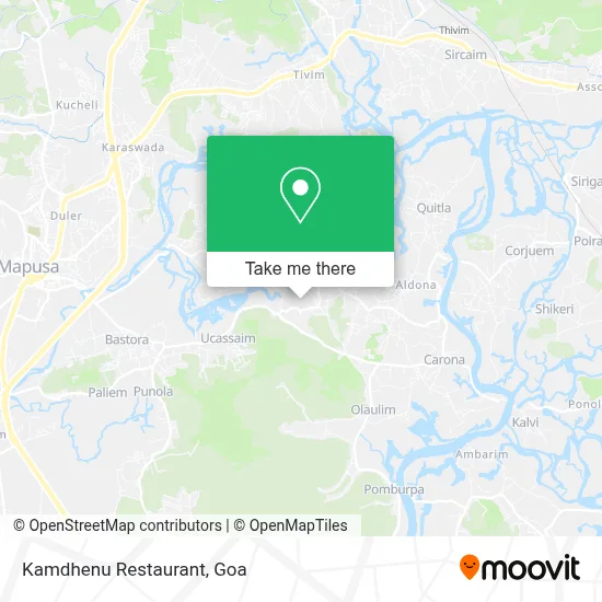 Kamdhenu Restaurant map