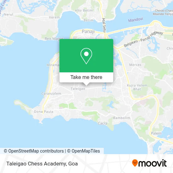 Taleigao Chess Academy map