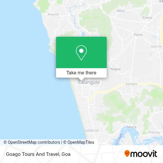 Goago Tours And Travel map