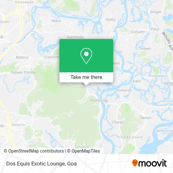 Dos Equis Exotic Lounge map