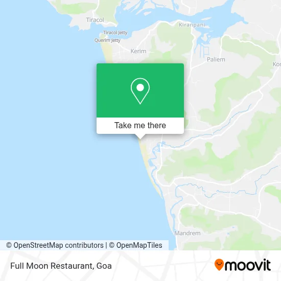 Full Moon Restaurant map