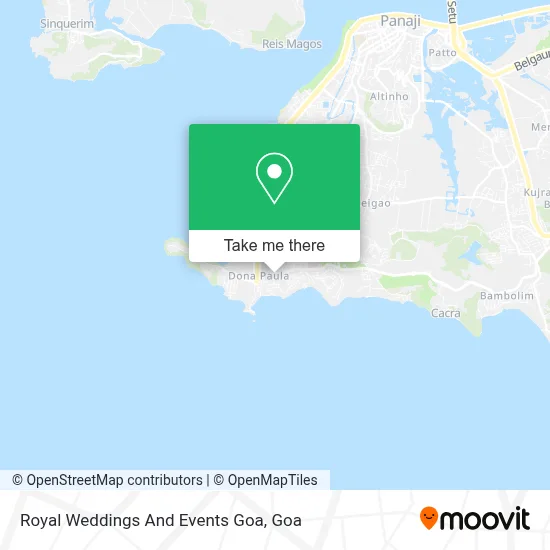 Royal Weddings And Events Goa map