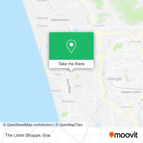 The Linen Shoppe map