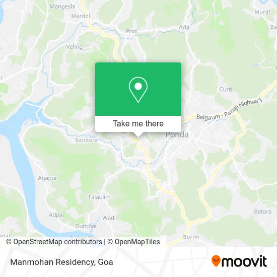 Manmohan Residency map
