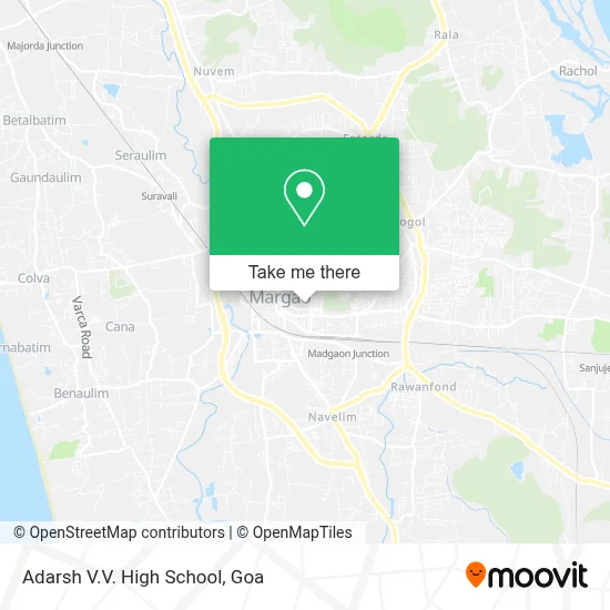 Adarsh V.V. High School map
