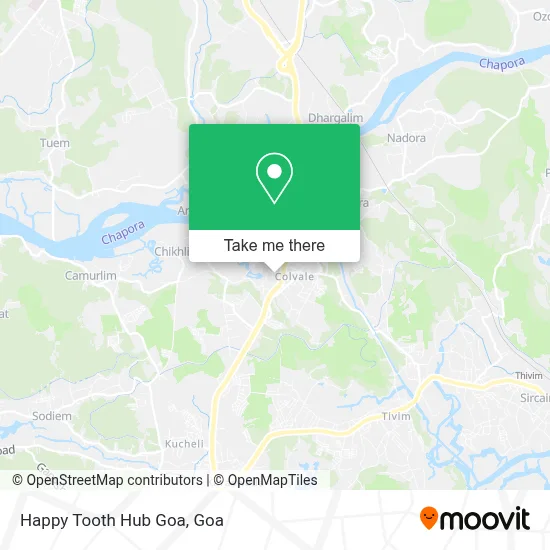 Happy Tooth Hub Goa map
