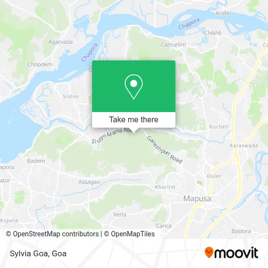 Sylvia Goa map