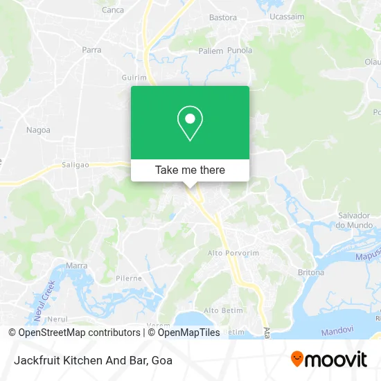 Jackfruit Kitchen And Bar map