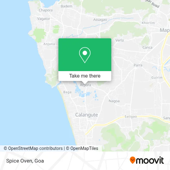 Spice Oven map