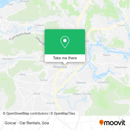 Goicar - Car Rentals map