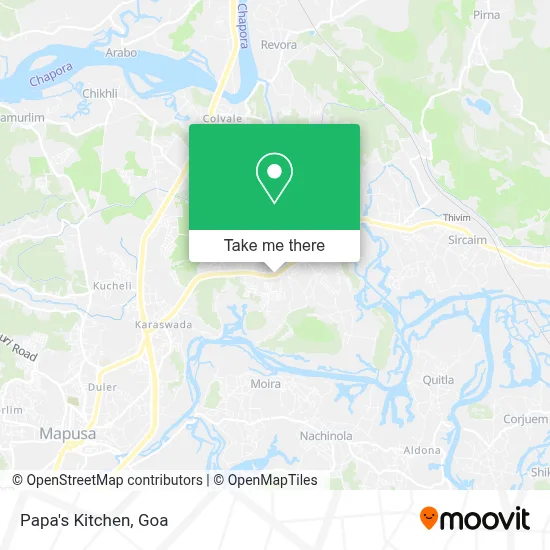 Papa's Kitchen map
