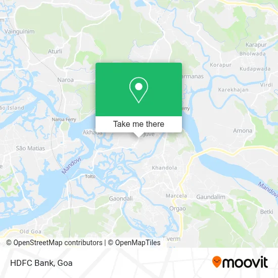 Hdfc Bank map