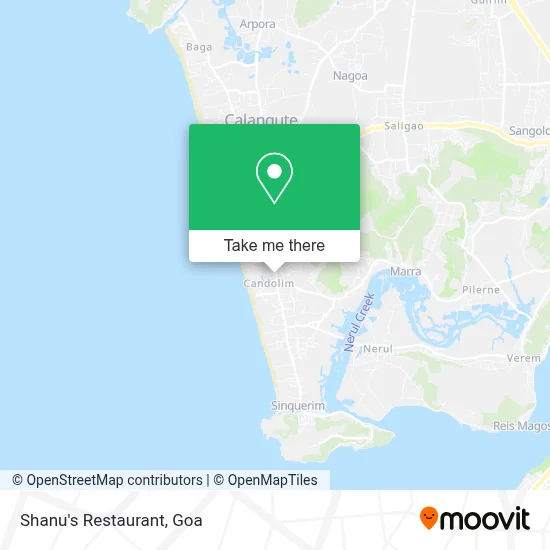 Shanu's Restaurant map