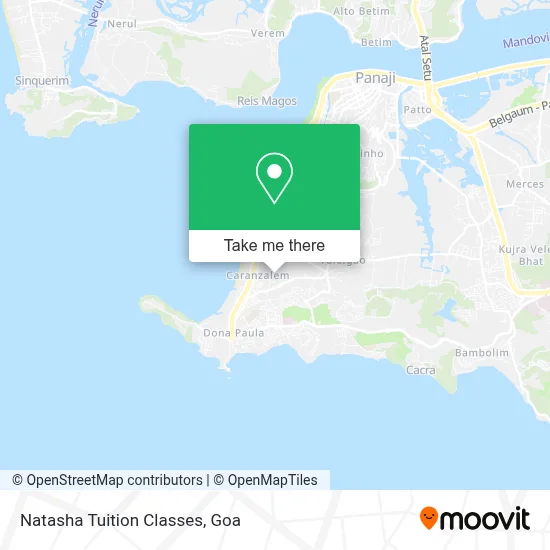Natasha Tuition Classes map