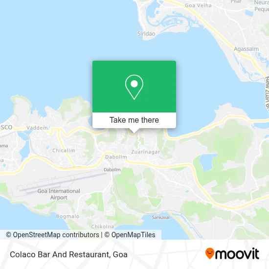 Colaco Bar And Restaurant map