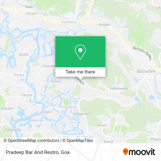 Pradeep Bar And Restro map