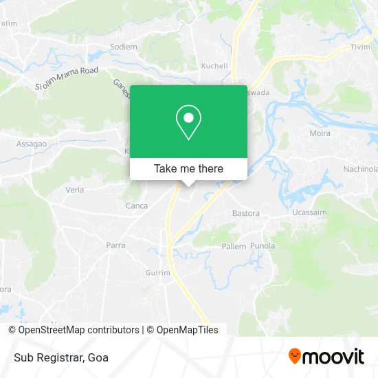 Sub Registrar map