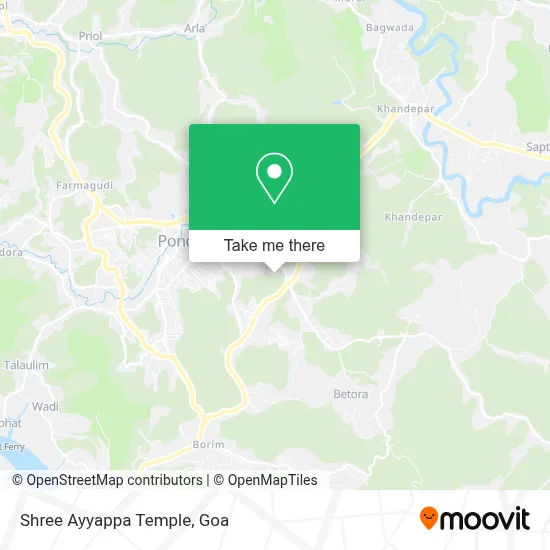 Shree Ayyappa Temple map