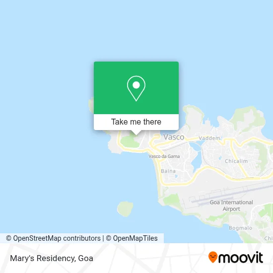 Mary's Residency map