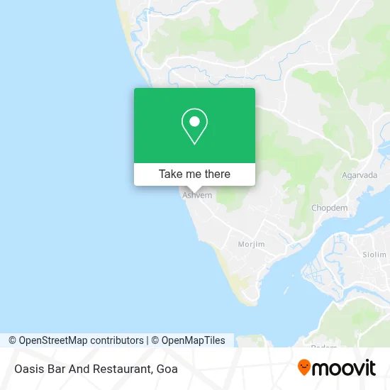Oasis Bar And Restaurant map
