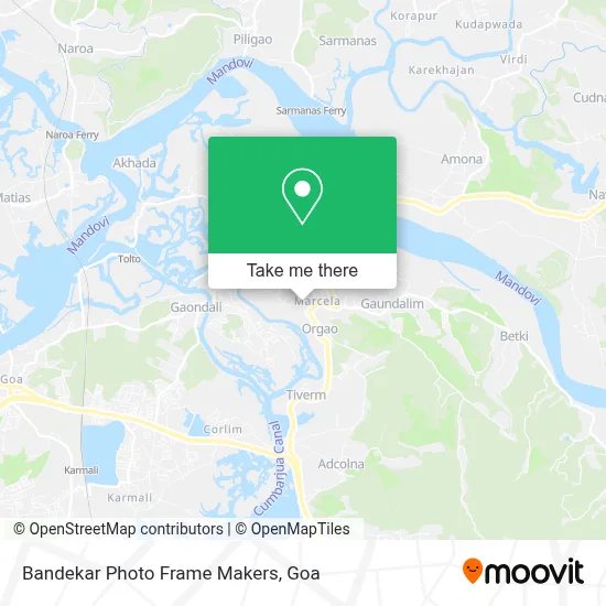 Bandekar Photo Frame Makers map