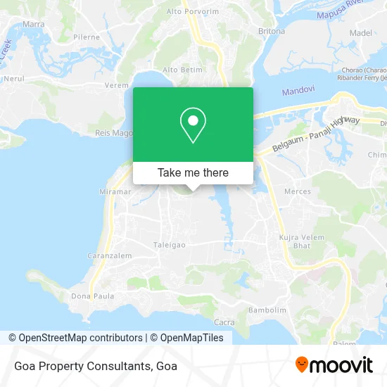Goa Property Consultants map