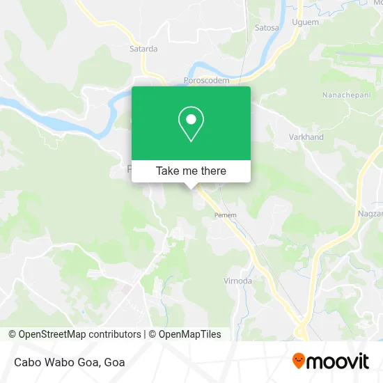 Cabo Wabo Goa map