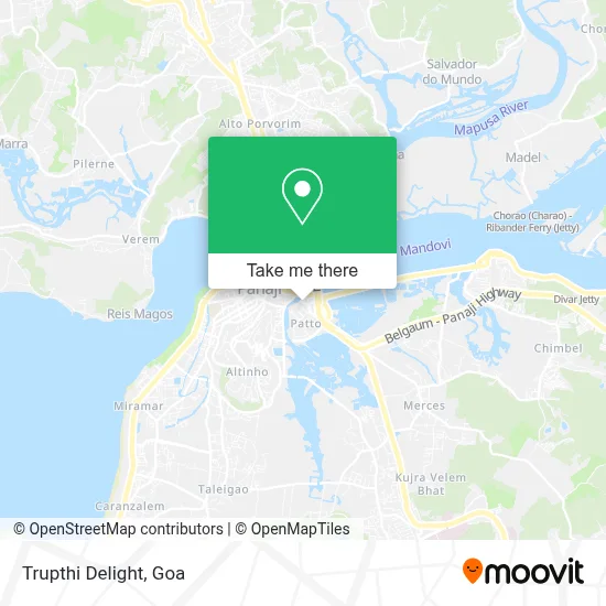 Trupthi Delight map
