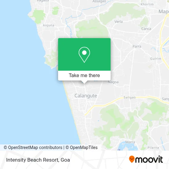 Intensity Beach Resort map
