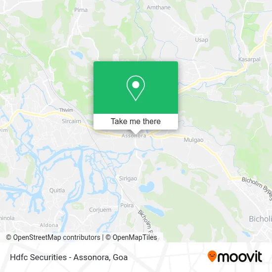 Hdfc Securities - Assonora map