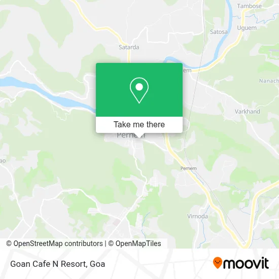 Goan Cafe N Resort map