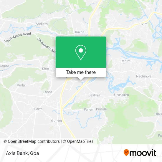 Axis Bank map